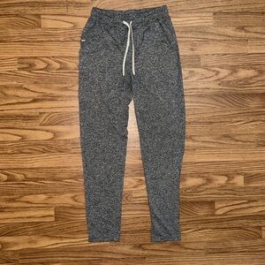 Vuori Ponto Performance Pants Size Small Heathered Grey DreamKnit Lounge Bottom